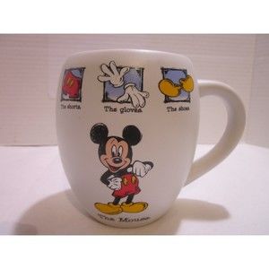 The Disney Store The Mouse The Shorts The Gloves The Shoes Lg Mug Mickey Mouse